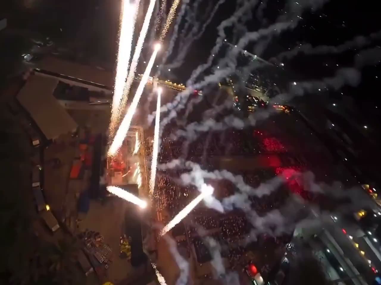Fireworks Flyover